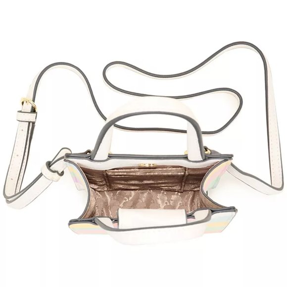 (NWT) KARL LAGERFELD PARIS Maybelle Character Small Crossbody Blush Combo - Picture 16 of 16